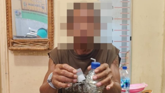 Pria di Langkat ditangkap kasus narkoba. [Istimewa]
